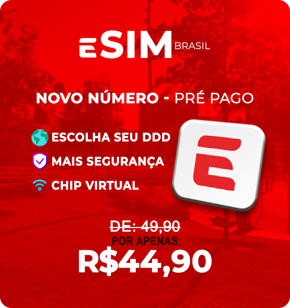 eSIM - Chip Virtual - Claro